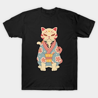 Catsune in Kimono T-Shirt